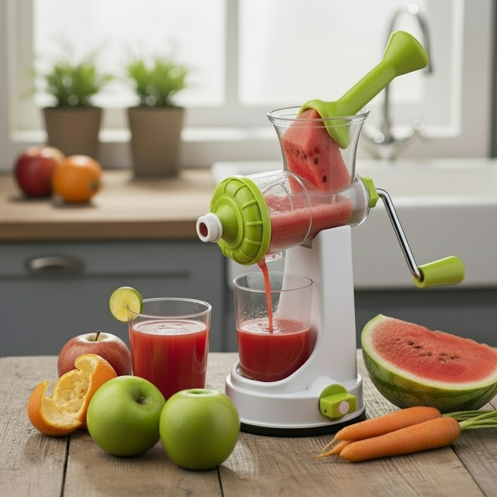 Paatra | Quick Fruit & Vegetable Juicer | Manual Cold Press Juicer for Healthy Juices