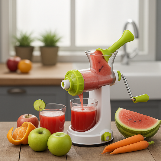 Paatra | Quick Fruit & Vegetable Juicer | Manual Cold Press Juicer for Healthy Juices